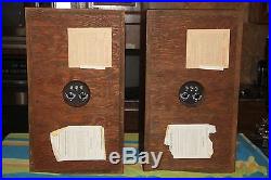 Acoustic Research AR-5 Speakers AR5 New Woofer Surrounds, Aerovox Caps Free Ship