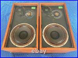 Acoustic Research AR-5 Speakers EARLY CLOTH SURROUND ALNICO MAGNET WOOFERS