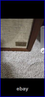 Acoustic Research AR-5 Vintage Speakers, Rare, Fully Functional, Great Shape