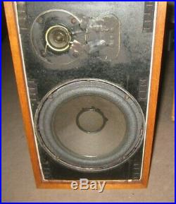 Acoustic Research AR-7' Speakers. Inc. Original Box. 1970s. V. Rare