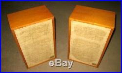 Acoustic Research AR-7' Speakers. Inc. Original Box. 1970s. V. Rare