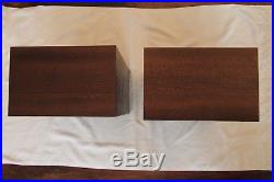 Acoustic Research AR-7 Speakers. Walnut Cabinets. Refoamed. Excellent Condition