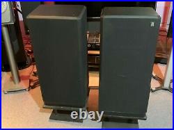 Acoustic Research AR 93Q Floor Standing Speakers, 1 Pair with 7 Stands Used
