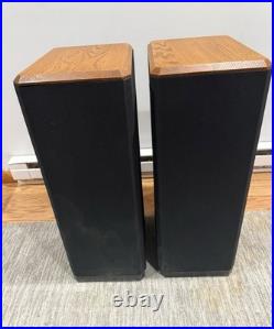 Acoustic Research AR 94Sx Floor Standing Speakers Pair Vintage Teledyne Era