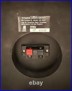 Acoustic Research AR 94Sx Floor Standing Speakers Pair Vintage Teledyne Era