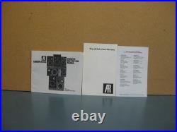 Acoustic Research AR-9 / Adcom GFA-5800 Complete Vintage Stereo System Documen