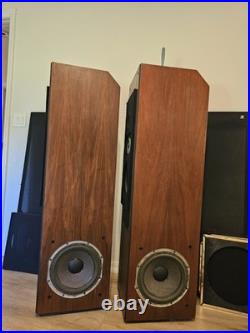 Acoustic Research AR-9 Speakers Legendary Vintage Towers Complete Pair