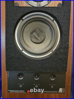 Acoustic Research AR-9 Speakers Legendary Vintage Towers Complete Pair
