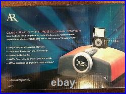 Acoustic Research AR ART-1 30pin iPod Dock New Unused Vintage Looking READ