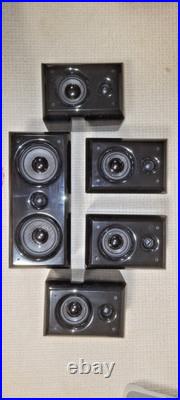 Acoustic Research AR HC6 5 Speaker Home Theater Set 4 Satellites + Center