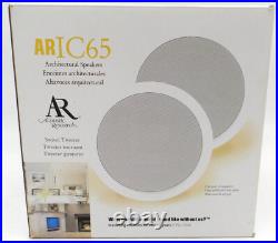Acoustic Research AR IC Architectual Speakers In Wall / Ceiling 6.5 2 Way Pair