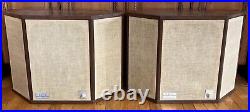 Acoustic Research AR LST-2 Set Of Speakers Tested Working Original Unrestored