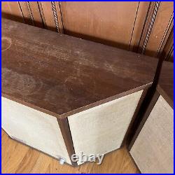 Acoustic Research AR LST-2 Set Of Speakers Tested Working Original Unrestored