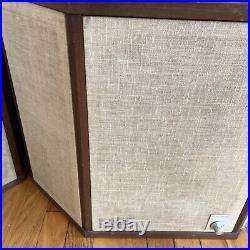 Acoustic Research AR LST-2 Set Of Speakers Tested Working Original Unrestored