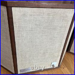 Acoustic Research AR LST-2 Set Of Speakers Tested Working Original Unrestored