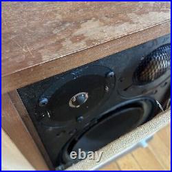 Acoustic Research AR LST-2 Set Of Speakers Tested Working Original Unrestored