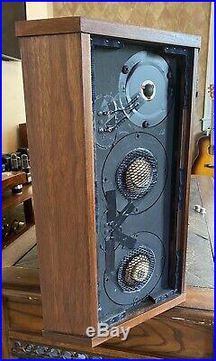 Acoustic Research AR LST Speakers, Beautiful Sounding And Looking Restored