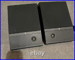 Acoustic Research AR M1 Bookshelf Speakers, Made in the USA, Working