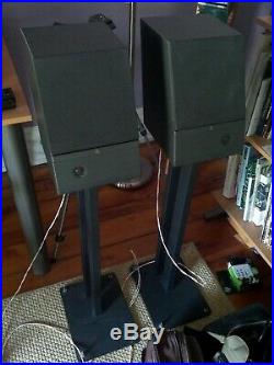 Acoustic Research AR M1 Speakers Holographic Imaging with28 Speaker Stands