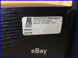 Acoustic Research AR MC. 1 Holographic Imaging Rare MC1 + Bookshelf Speaker Set