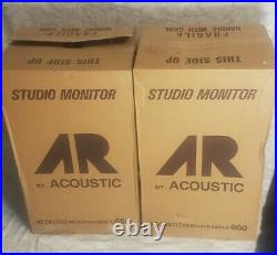 Acoustic Research AR Pair Vintage Sound Wonderful Beautiful Cabinets Speaker