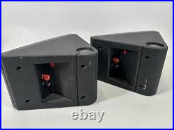 Acoustic Research AR Rock Wedge Bookshelf Speakers Black Set of 2