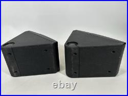 Acoustic Research AR Rock Wedge Bookshelf Speakers Black Set of 2