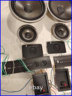 Acoustic Research AR SRT 260 Woofers Tweeters Crossovers and Knob PARTS ONLY
