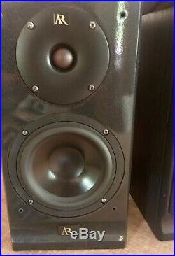 Acoustic Research AR-S-10 Speakers Black Excellent Condition With Speaker Wire