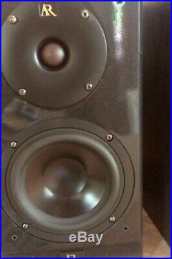 Acoustic Research AR-S-10 Speakers Black Excellent Condition With Speaker Wire