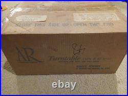 Acoustic Research AR-XB Turntable In VG Condition Wt Original Box, Instructions