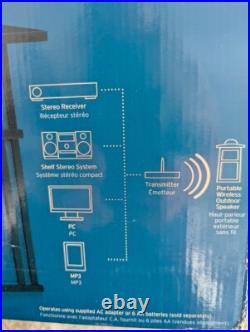 Acoustic Research AW825 Wireless Outdoor Portable Speaker /Transmitter Acoustic Research AW825 Wireless Outdoor Portable Speaker /Transmitter