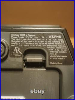 Acoustic Research AW826 & WS2PK63 Indoor/Outdoor Wireless Speakers withTransmitter