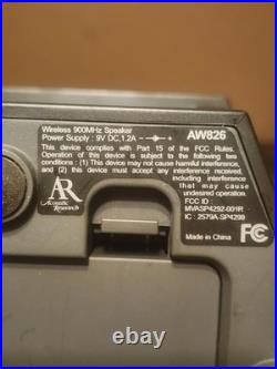 Acoustic Research AW826 & WS2PK63 Indoor/Outdoor Wireless Speakers withTransmitter