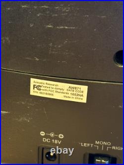Acoustic Research AW871? Wireless Surround Mono Stereo Speakers? With Antenna Acoustic Research AW871? Wireless Surround Mono Stereo Speakers? With Antenna