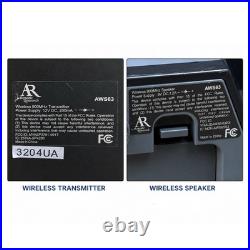 Acoustic Research AWS63 Indoor/Outdoor Wireless Speaker System 2 Speakers 2 TX
