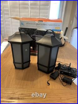 Acoustic Research AWS63 Mainstreet Indoor Outdoor Speakers With Transmitter