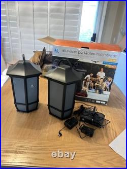 Acoustic Research AWS63 Mainstreet Indoor Outdoor Speakers With Transmitter