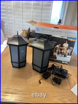 Acoustic Research AWS63 Mainstreet Indoor Outdoor Speakers With Transmitter