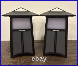 Acoustic Research AWSF100 Lantern Speakers Outdoor Bluetooth Rechargeable Pair