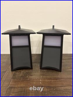 Acoustic Research AWSF100 Lantern Speakers Outdoor Bluetooth Rechargeable Pair