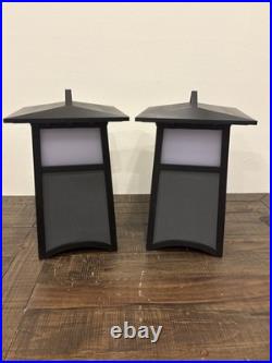 Acoustic Research AWSF100 Lantern Speakers Outdoor Bluetooth Rechargeable Pair