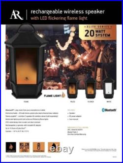 Acoustic Research AWSF6R SEDONA Rechargeable Wireless Bluetooth Speaker (2-PACK)