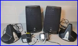 Acoustic Research AW-871 Wireless Stereo Speakers Set Of 2 AC With 2 Recievers