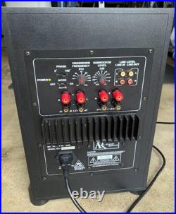Acoustic Research Active Powered Subwoofer Speaker AR HC5 100 Watt TESTED WORKS