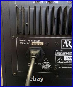 Acoustic Research Active Powered Subwoofer Speaker AR HC5 100 Watt TESTED WORKS