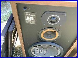Acoustic Research Ar48s Vintage Speakers Cabinets For Repair