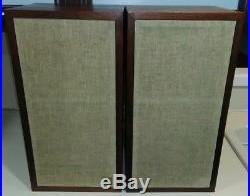 Acoustic Research Ar4x Speakers, Very Good Condition, Oiled Walnut