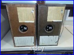 Acoustic Research Ar4x Speakers, Very Good Condition, Oiled Walnut