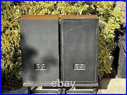 Acoustic Research Ar-11 Vintage Speakers Refoamed
